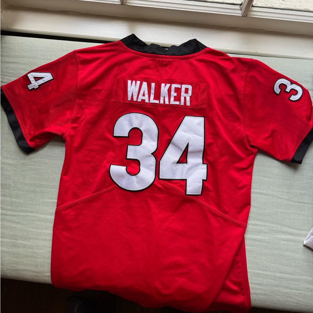 Nike Dawgs Red and Black Team Jersey - Walker